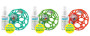 Loptička OBALL RATTLE s hrkálkou 10 cm + Aquaint 50 ml zadarmo