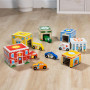 Stohovanie budov a áut Melissa & Doug