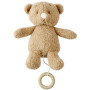 Hračka plyšová hudobná Teddy medvedík Nattou 24 cm, 0 m+
