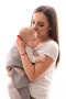 Mušelínová deka Prestige sivá 75 x 100 cm Babymatex