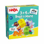 Play&Learn Vzdelávacia mini hra 3+4 chrobáky od 6 rokov Haba