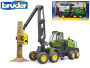 Bruder harvestor John Deere 49 cm na voľný chod s doplnkami