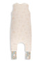 Celoročný spací vak s nohavicami Vintage Animals Sleepee Sky Blue/Cream