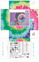 Nafukovací kruh/kreslo s úchytmi Tie Dye 118 x 117 cm Bestway