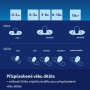 Cumlík svietiaci silikónový dynamický Night & Day 0 - 6 m, 2 ks Lovi
