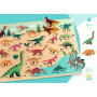 Drevené Puzzlo Dino Djeco