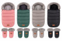 Set zimný fusak Comfy 4v1 + rukavice na kočík Petite & Mars