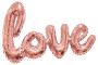 Nápis LOVE 36"/91 cm - Rose Gold