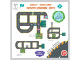 Gigant puzzle Závodná dráha Crazy Motors 26 ks Djeco