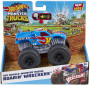 Hot Wheels Monster trucks svietiaci a rámusiaci vrak HDX60