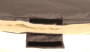 Merino rukávnik na kočík z ovčej/ťavej vlny na zips 30 x 50 cm