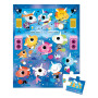 Puzzle v kufríku Jednorožec na koncerte 24 ks Janod