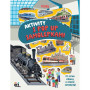 Aktivity s pop-up samolepkami Vlaky