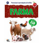 Poznávacia samolepková knižka Farma