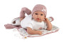 Obleček pre bábiku bábätko New Born veľkosti 35-36 cm s doplnkami Llorens