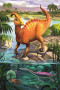 Minipuzzle dinosaury 4 druhy, 54 dielikov