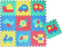 Penové puzzle podložka 30cm - autá