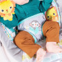 Lehátko vibrujúce s melódiou Whimsical Wild 0 m+ do 9 kg 2019 Bright Starts