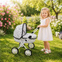 Detský kočík pre bábiky New Baby Anička dots