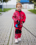 Softshellová bunda detská Lienky červená Wamu