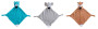 Zaspávač babyted hryzátko, hrkálka plyš 25x25 cm 0 m+