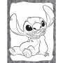 100 samolepiek s omaľovánkovými listami Lilo & Stitch