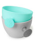 Set jedálenský s hrnčekom 5 ks Easy-Feed Mealtime Set Teal/Grey Skip Hop