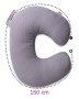 Mušelínový polohovací vankúš MiniRelax 140 cm Babymatex