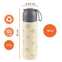 Termoska na tekutiny so silikónovým držiakom 400 ml Zopa
