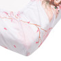 Bavlnená prestieradlo do postieľky New Baby 120x60 cm Víly