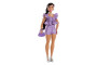 Barbie Deluxe modelka - Fialové šortky