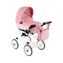 Luxusný kočík pre bábiky Kids V7 staroružový Jasmine