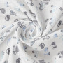 Mušelínové prestieradlo Dizajn s gumou 60 x 120 cm BabyMatex