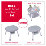 Billy multi play centrum 3 v 1 grey Topmark