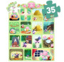 Story Puzzle Tri Prasiatka - 35 dielov Djeco