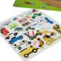 Adhézny zošit so samolepkami Dopravné prostriedky Melissa & Doug
