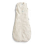 Vrece na spanie organická bavlna Jersey Oatmeal Marle 0,2 tog ErgoPouch