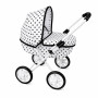 Detský kočík pre bábiky New Baby Anička dots