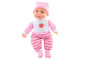 Bábätko zvukové 30 cm ružový oblečok