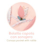 Skladací kočík pre bábiky 3 v 1 s taškou Tulipe 70 cm DeCuevas