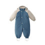 Zimná kombinéza Color Block Salt Blue Leokid