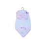 Obleček pre bábiku bábätko New Born veľkosti 26 cm Llorens 2dielny ružovo-biely