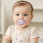 Cumlík svietiaci silikónový symetrický Nightglow Canpol babies 6 - 18 m 2 ks