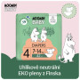 Jednorazové eko plienky 4 Maxi 7–14 kg (42 ks), Moomin Baby