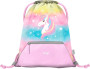 Set 3 Airy Rainbow Unicorn: aktovka, peračník, vrecko Baagl