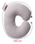 Mušelínový polohovací vankúš MiniRelax 140 cm Babymatex