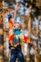 Fleecová mikina detská Mountain bike Wamu