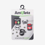 Amulety - ozdoby na topánky Amuletz No pain, no gain mix Coqui