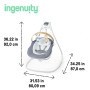 Hojdačka pohupujúca hudobný Chambray 0 m+, do 9 kg Ingenuity