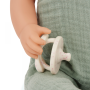 Bábika 35 cm v overale s čelenkou LullaBaby